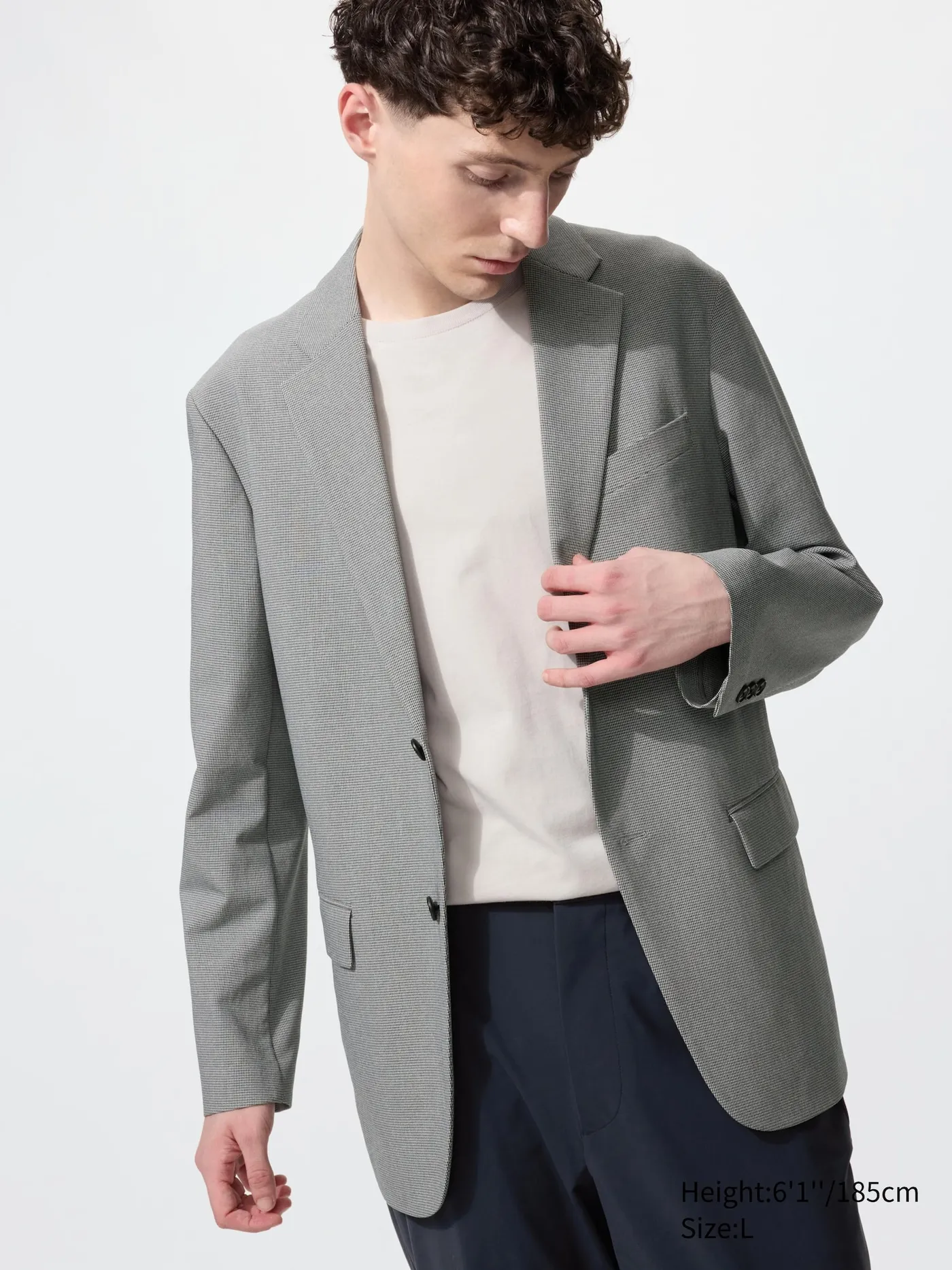 AirSense Houndstooth Blazer | Wool-Like