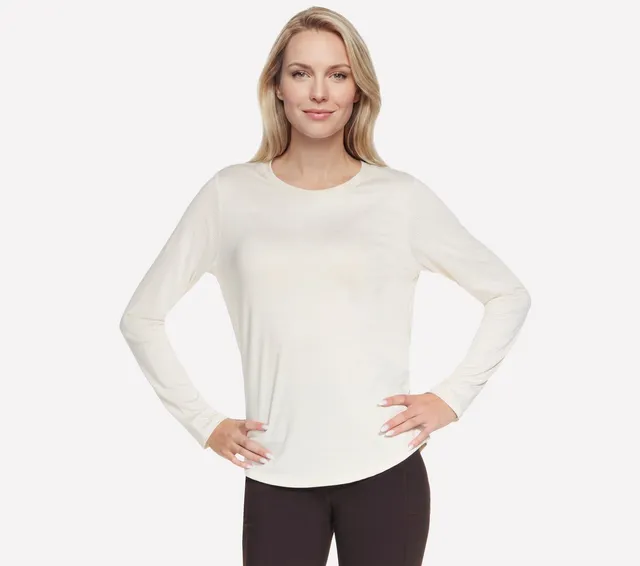 GO DRI Swift Stripe Long Sleeve Crew