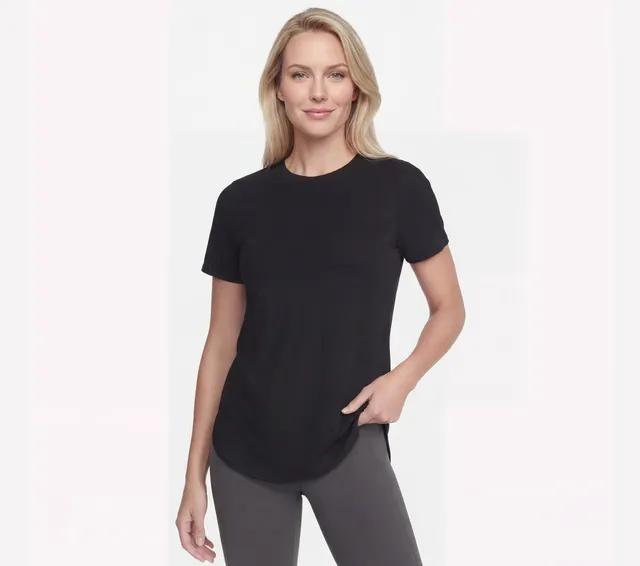 GO WALK Luxe Rib Tunic Tee