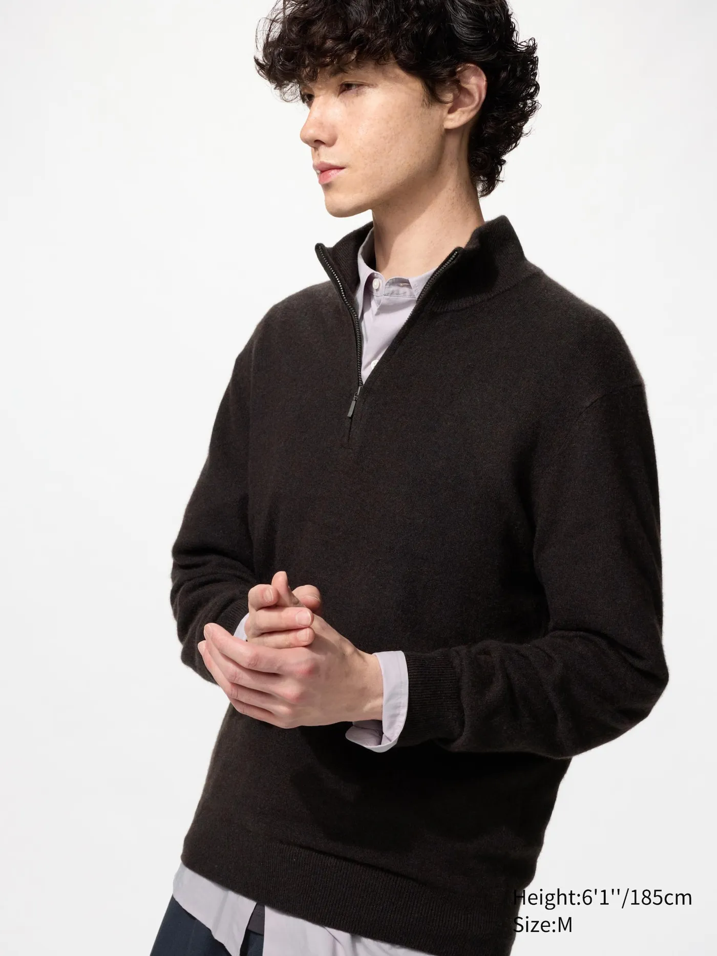 Cashmere Quarter-Zip Sweater
