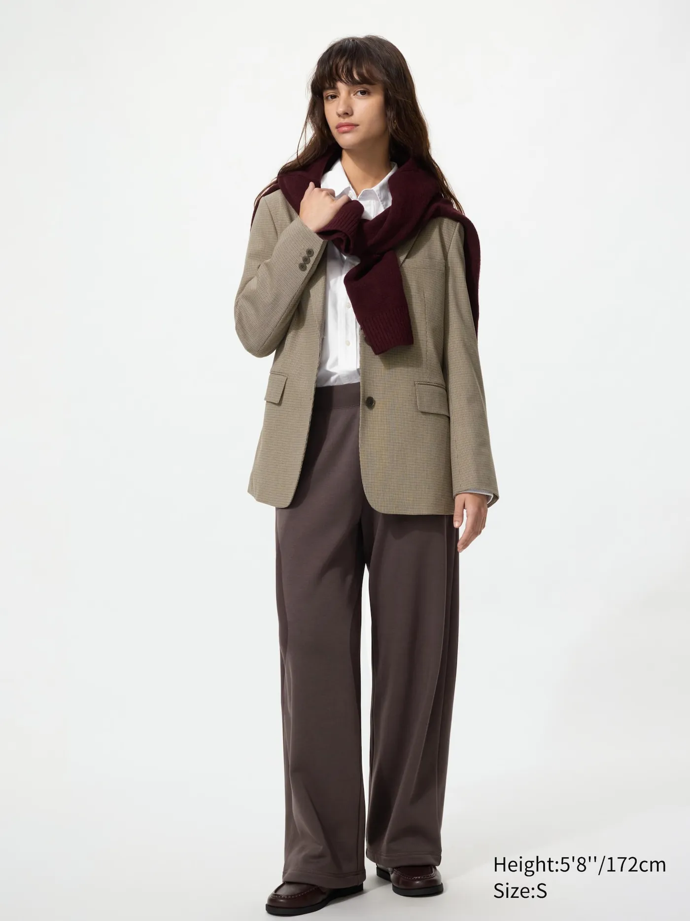 Pile Lined Wide Sweatpants