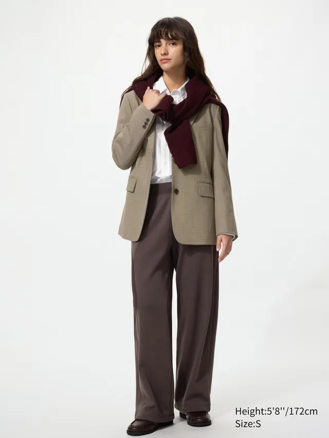 Pile Lined Wide Sweatpants