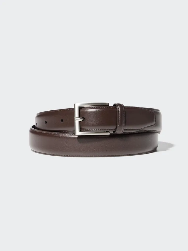 Italian Leather Stitched Belt