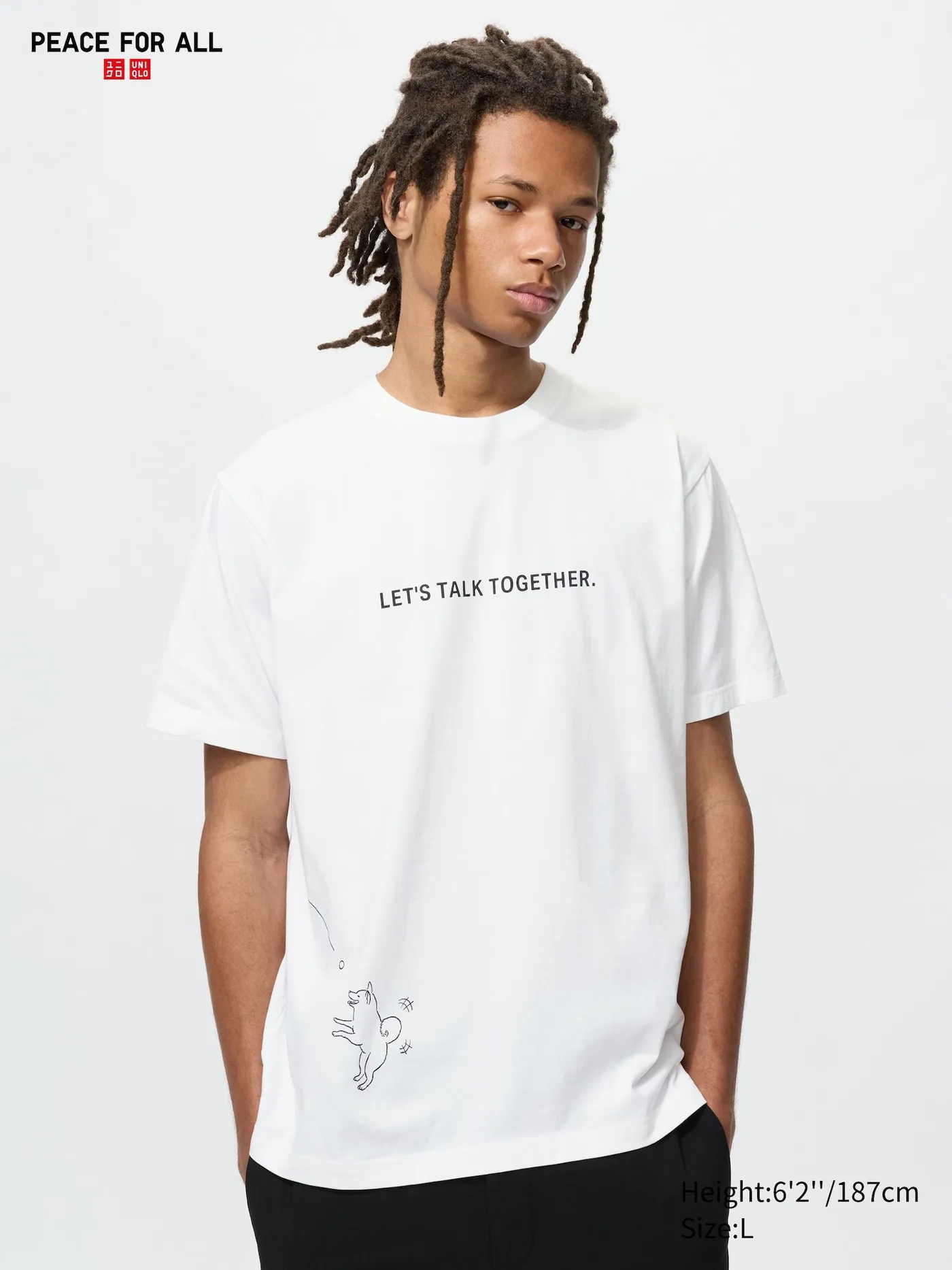 PEACE FOR ALL Graphic T-Shirt | Hideki Kuriyama