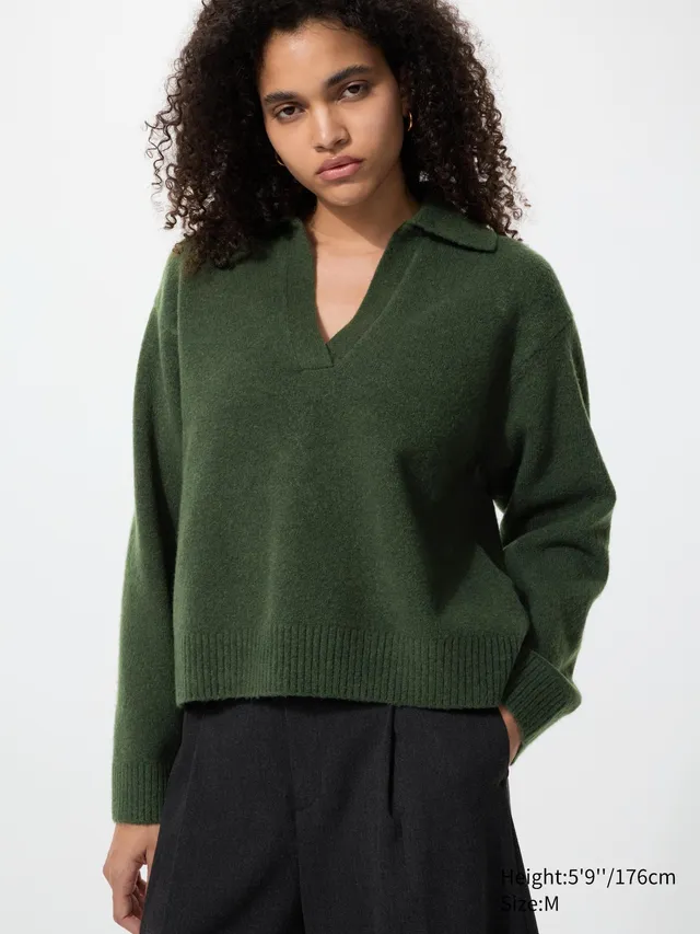 Souffle Yarn Skipper Polo Sweater