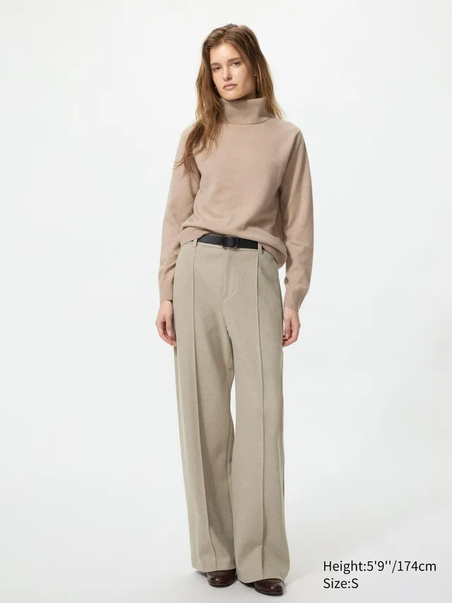 Brushed Jersey Wide Pants | Tall