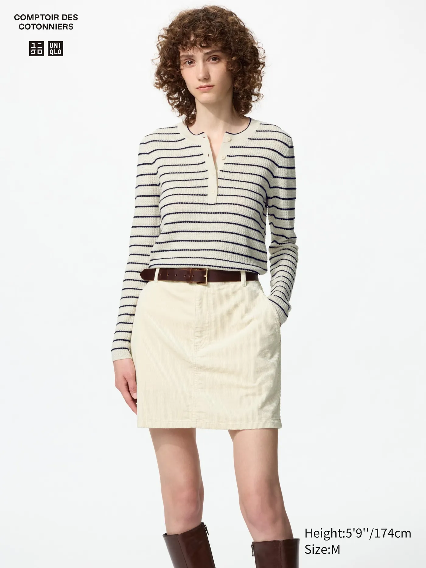 Corduroy Mini Skirt