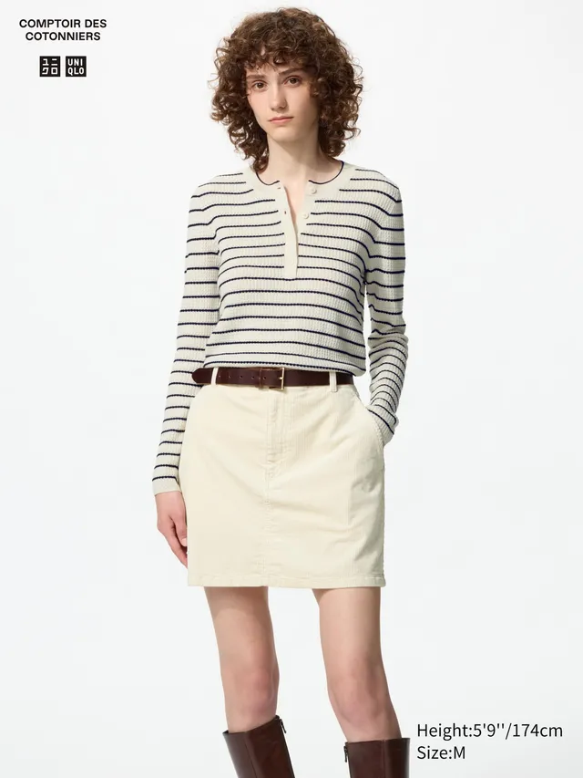 Corduroy Mini Skirt