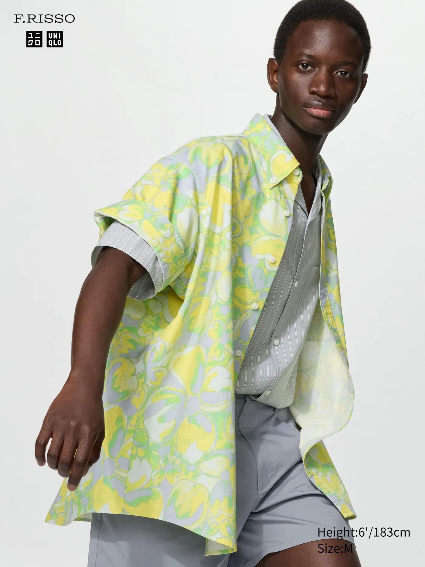 Oxford Oversized Shirt | Short Sleeve | Printed