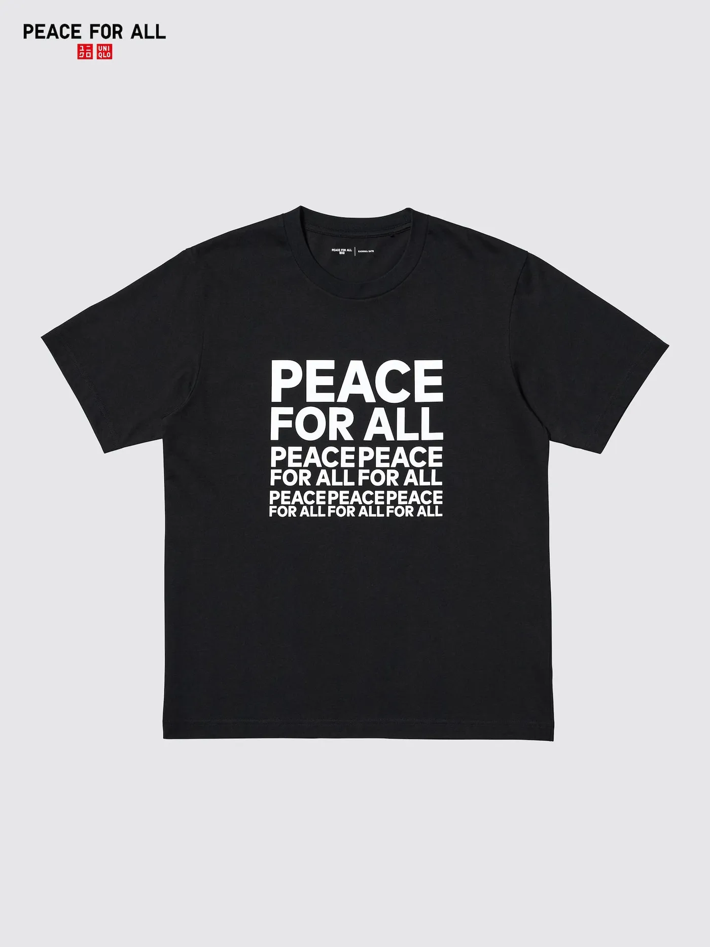 PEACE FOR ALL Graphic T-Shirt | Kashiwa Sato