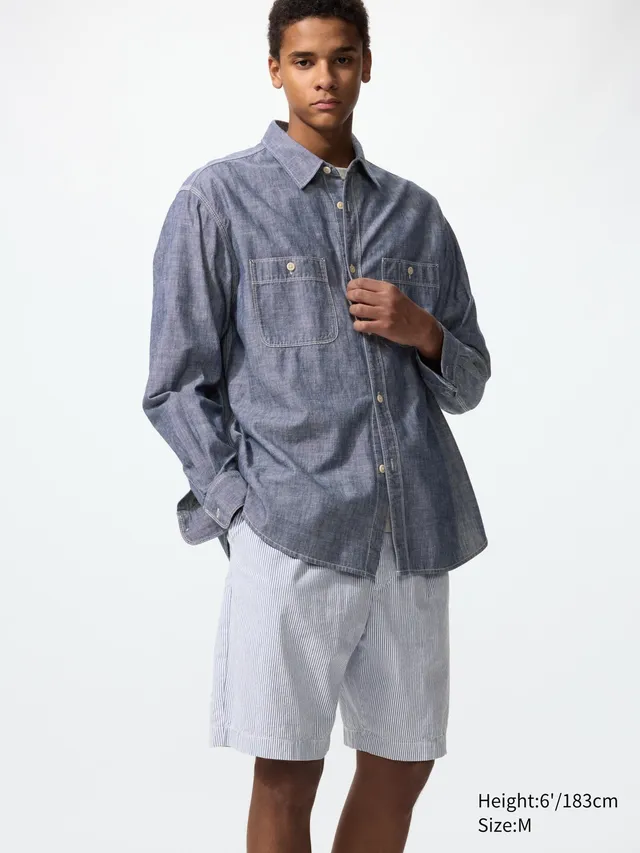 Stretch Easy Shorts | Seersucker | 8"