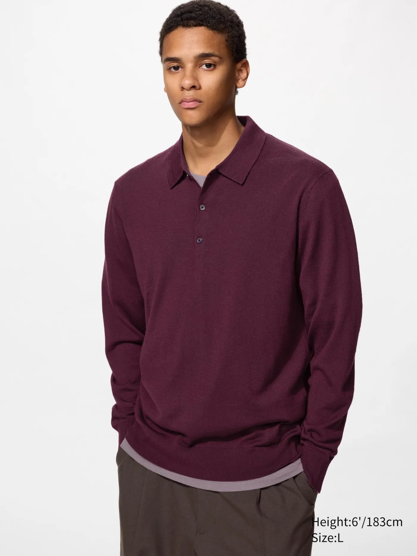 Merino Polo Sweater