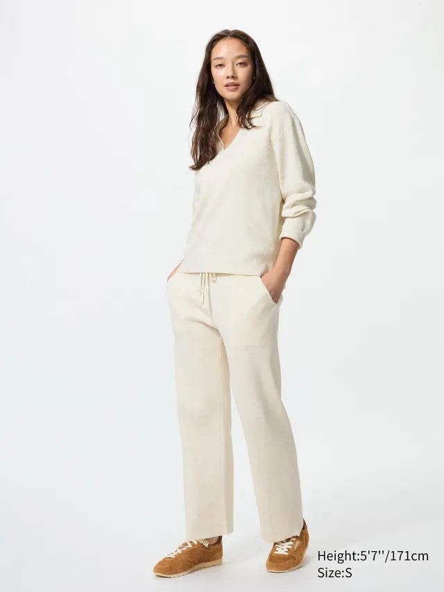 Washable Knit Ribbed Pants