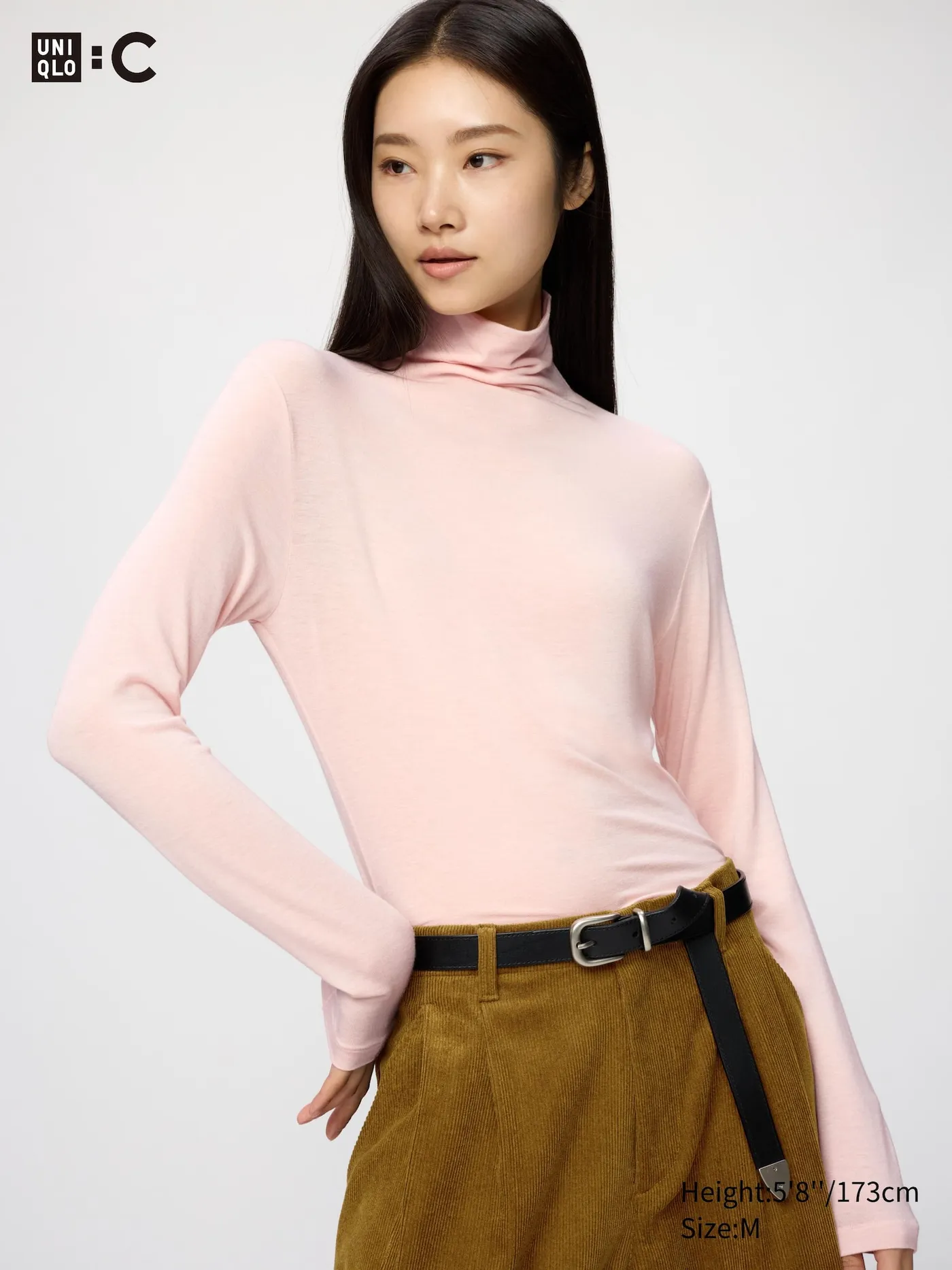 HEATTECH Cashmere Blend T-Shirt | Extra Warm | Turtleneck