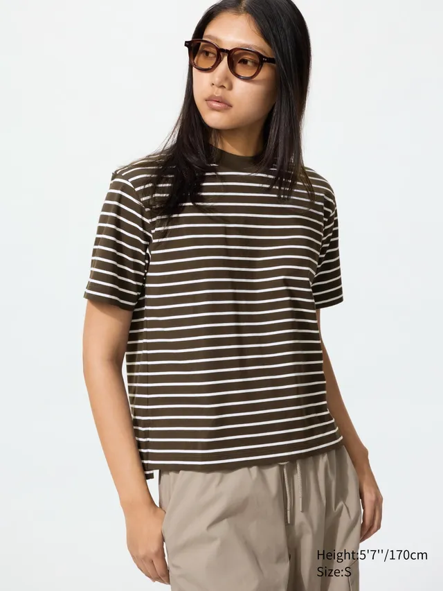 AIRism Cotton T-Shirt | Striped