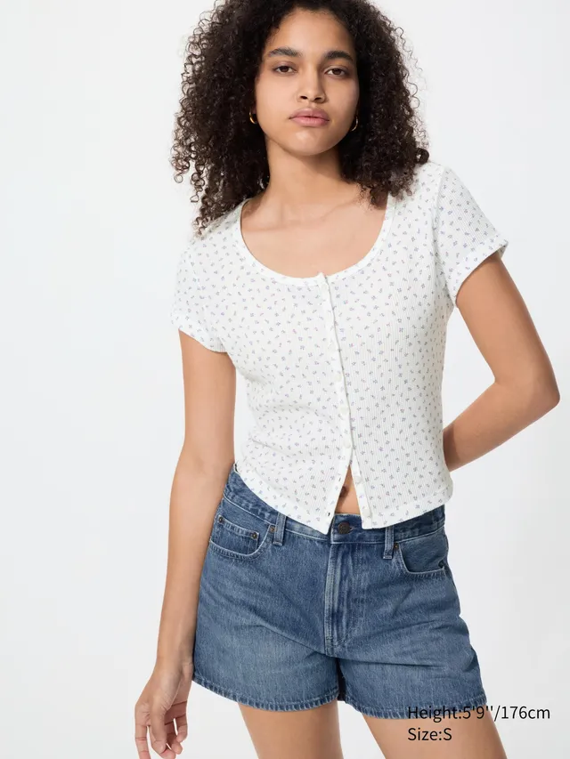 Waffle Full Open Mini T-Shirt | Pattern