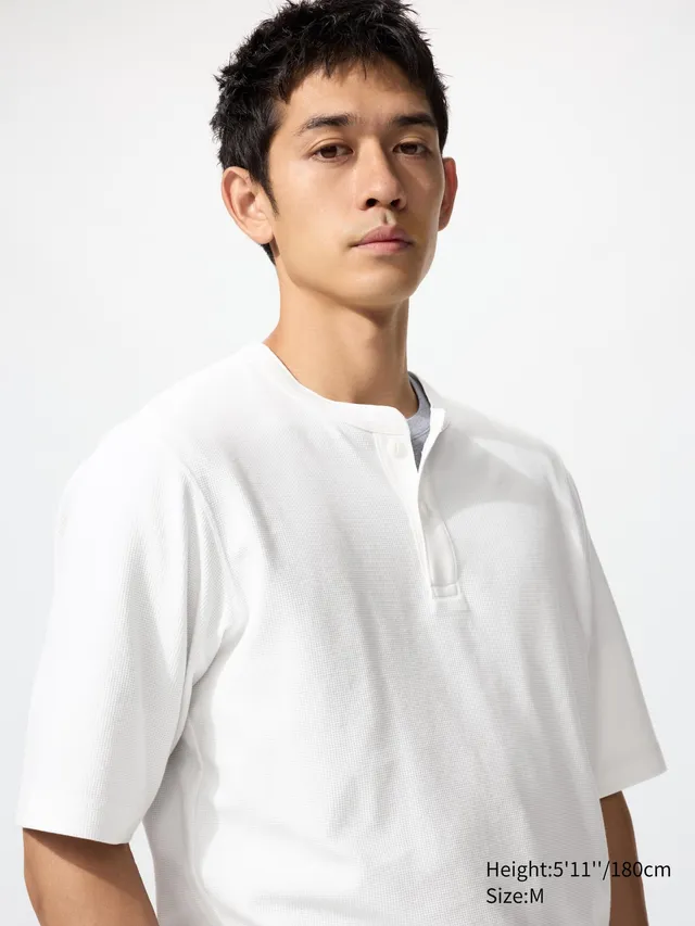 DRY Waffle Henley T-Shirt