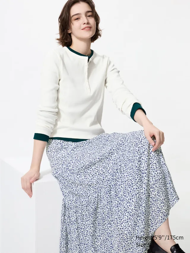 Tiered Maxi Skirt | Printed