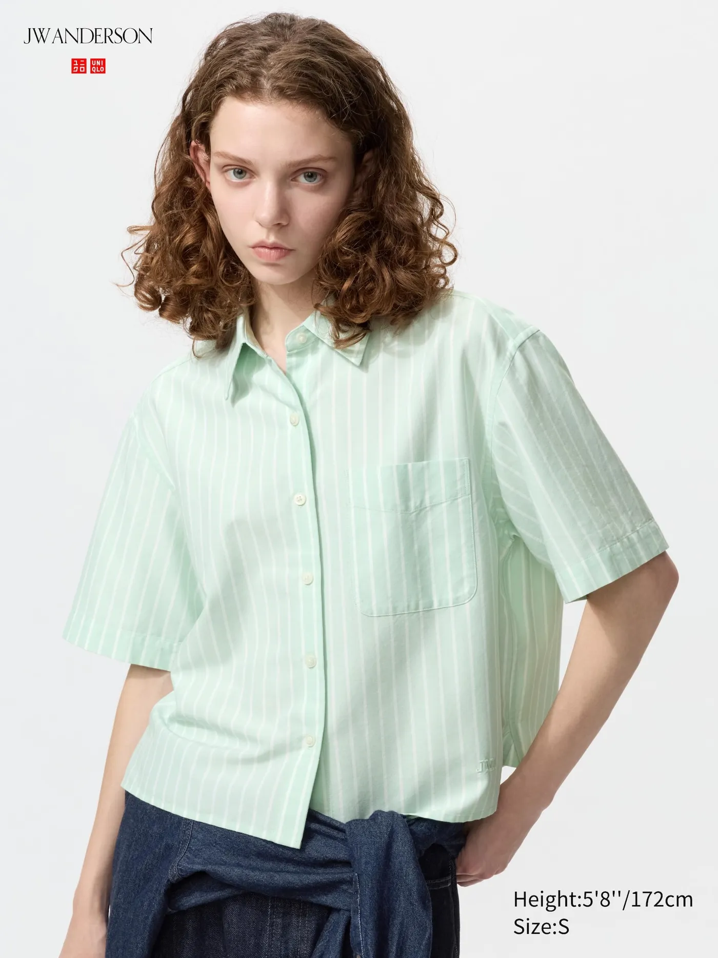 Oxford Boxy Short Sleeve Shirt | Striped