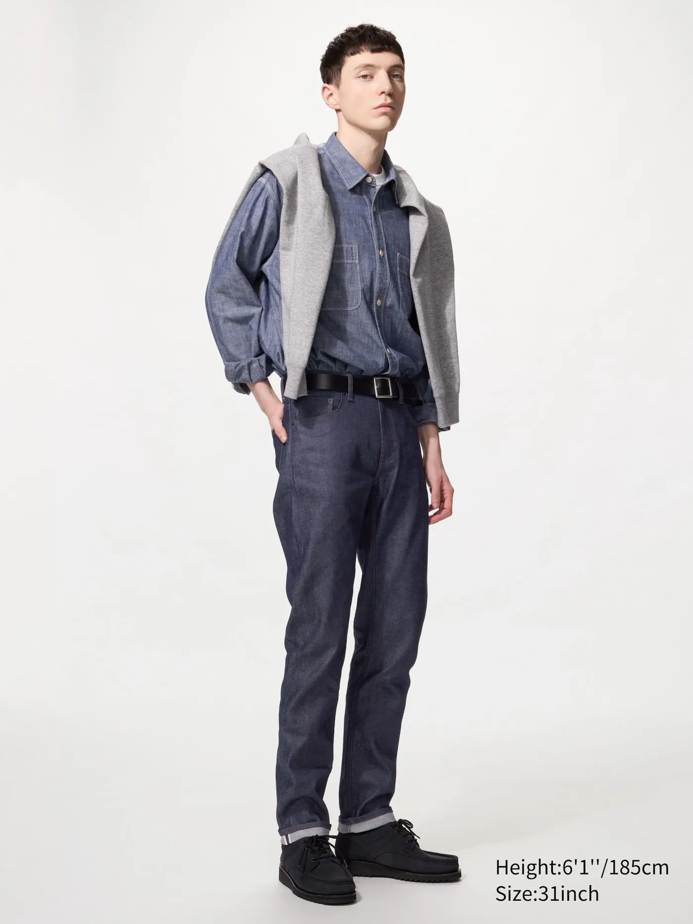 Slim Straight Jeans | Selvedge | Tall