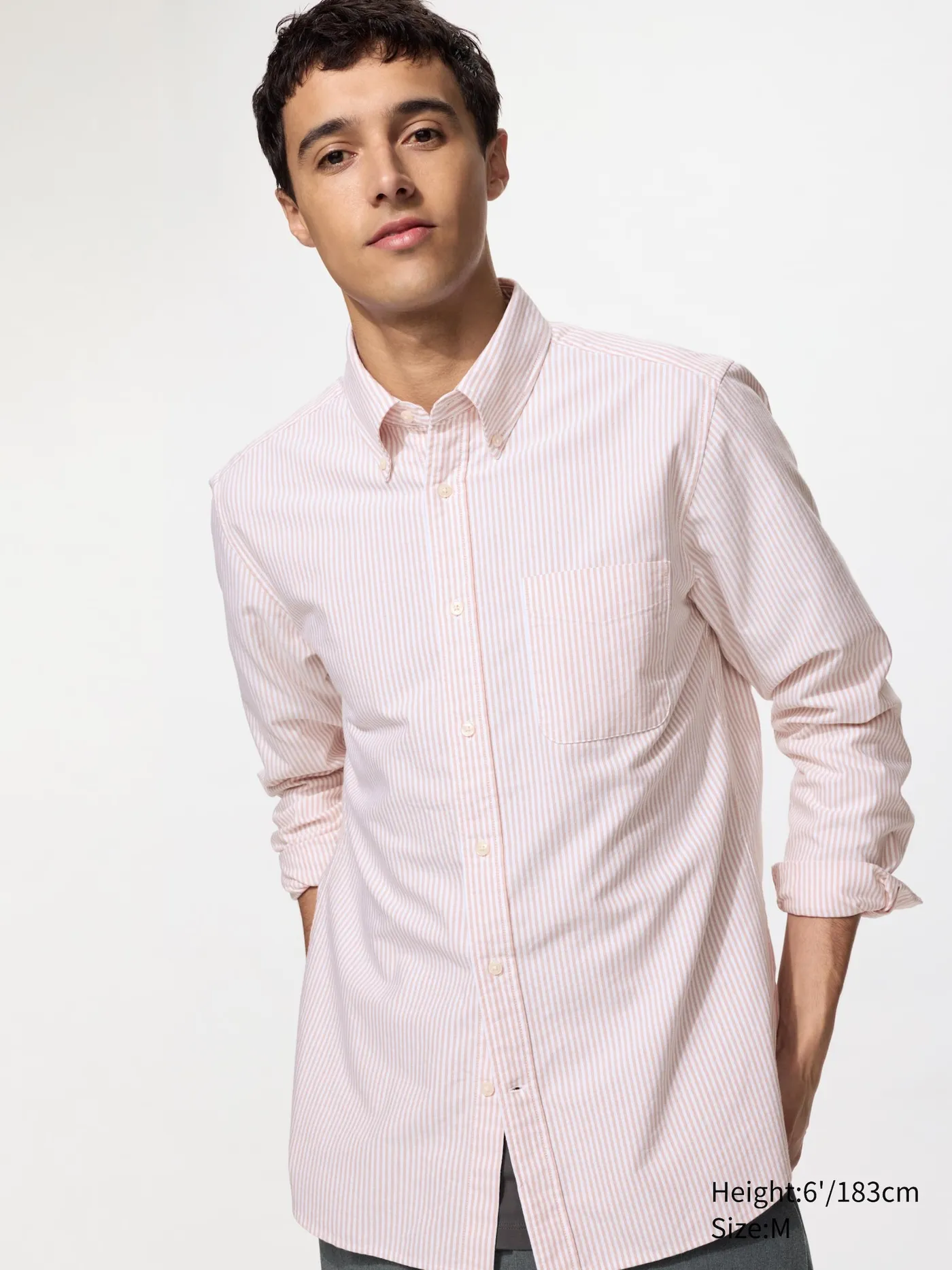 Oxford Slim Shirt | Striped