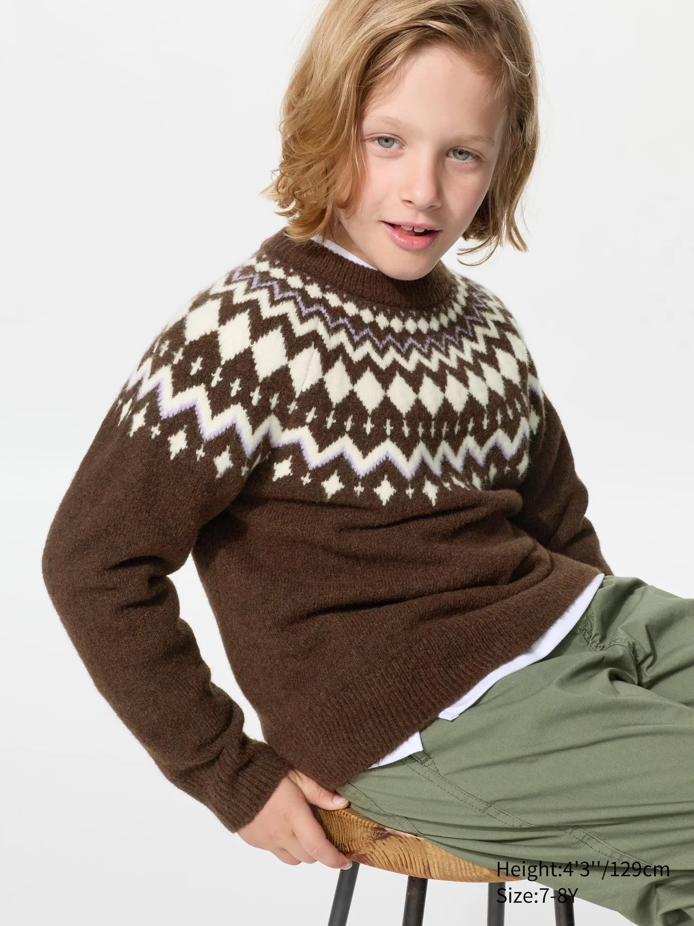 Souffle Yarn Sweater | Fair Isle