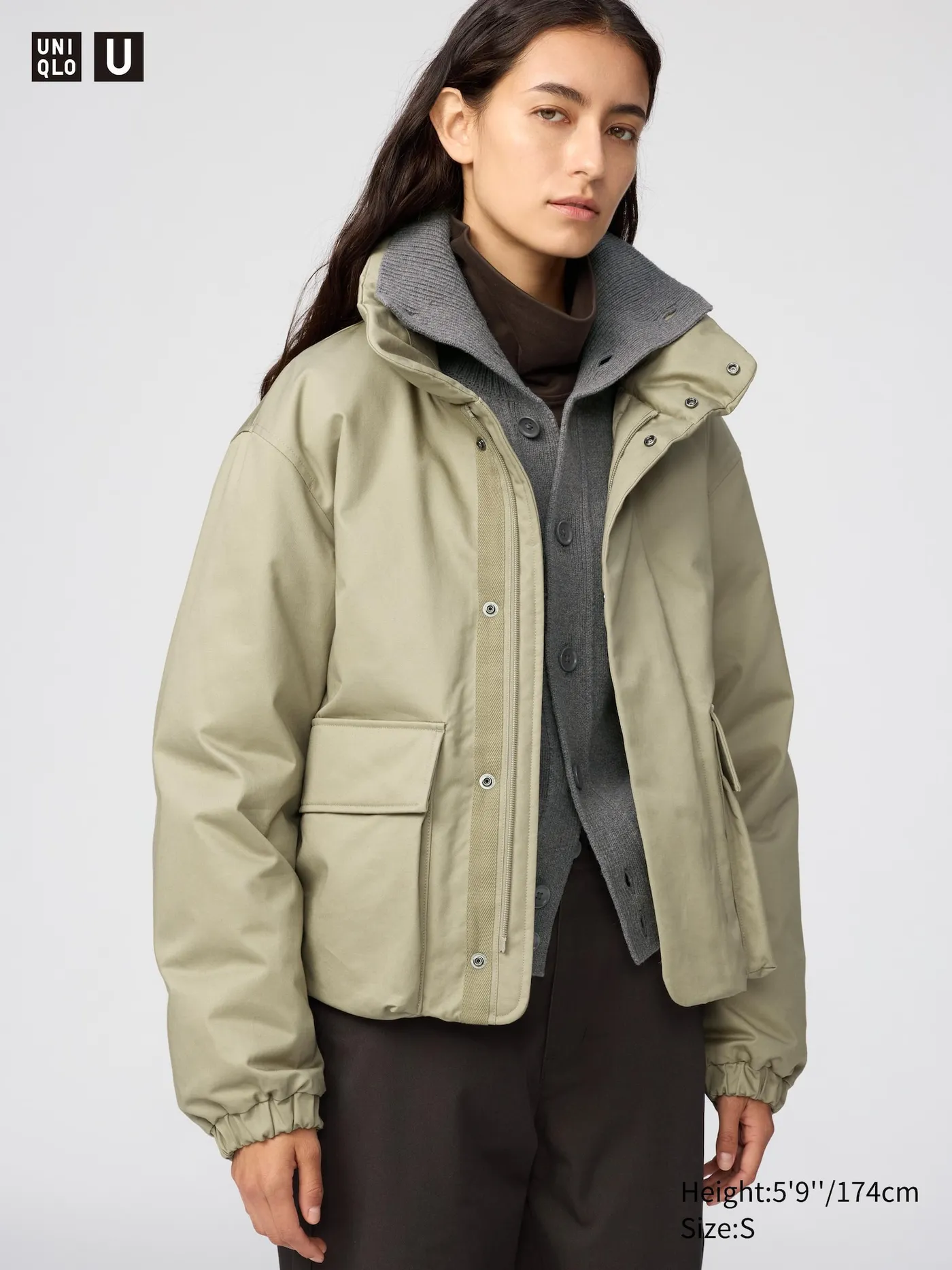 Hybrid Down Short Jacket