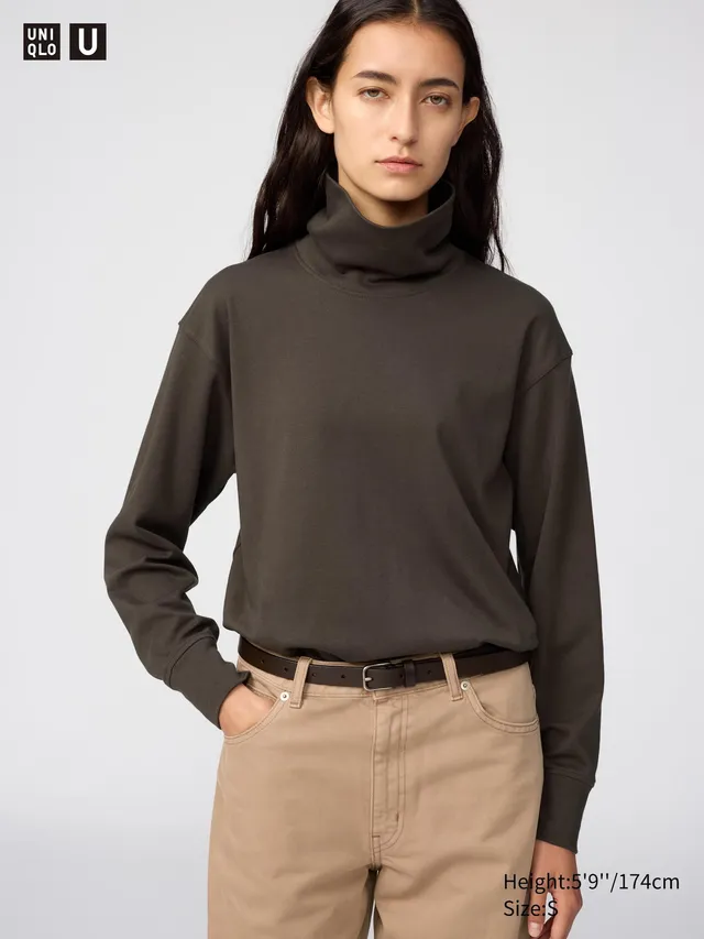 Turtleneck Long T-Shirt | Long Sleeve