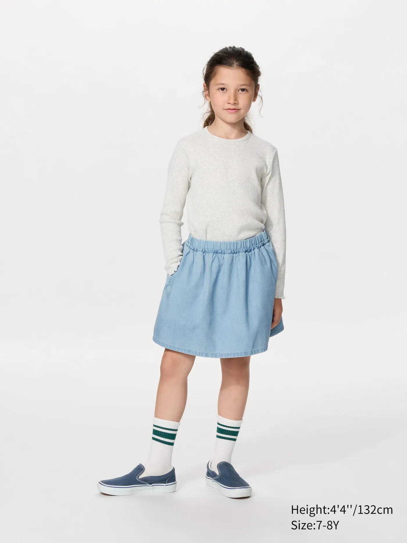Denim Mini Skort