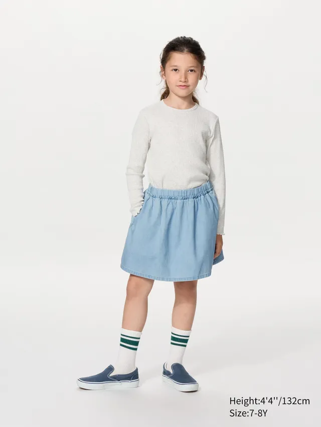 Denim Mini Skort