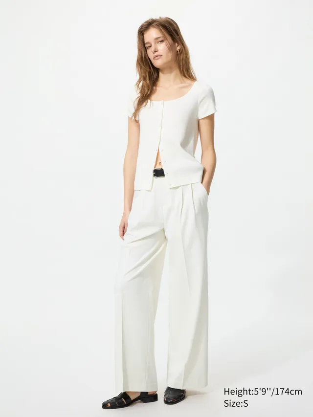 Smart Wide Straight Pants | Tall