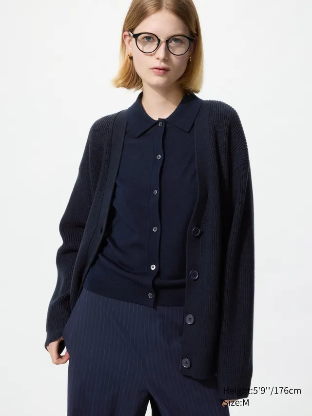 Relaxed V-Neck Cardigan