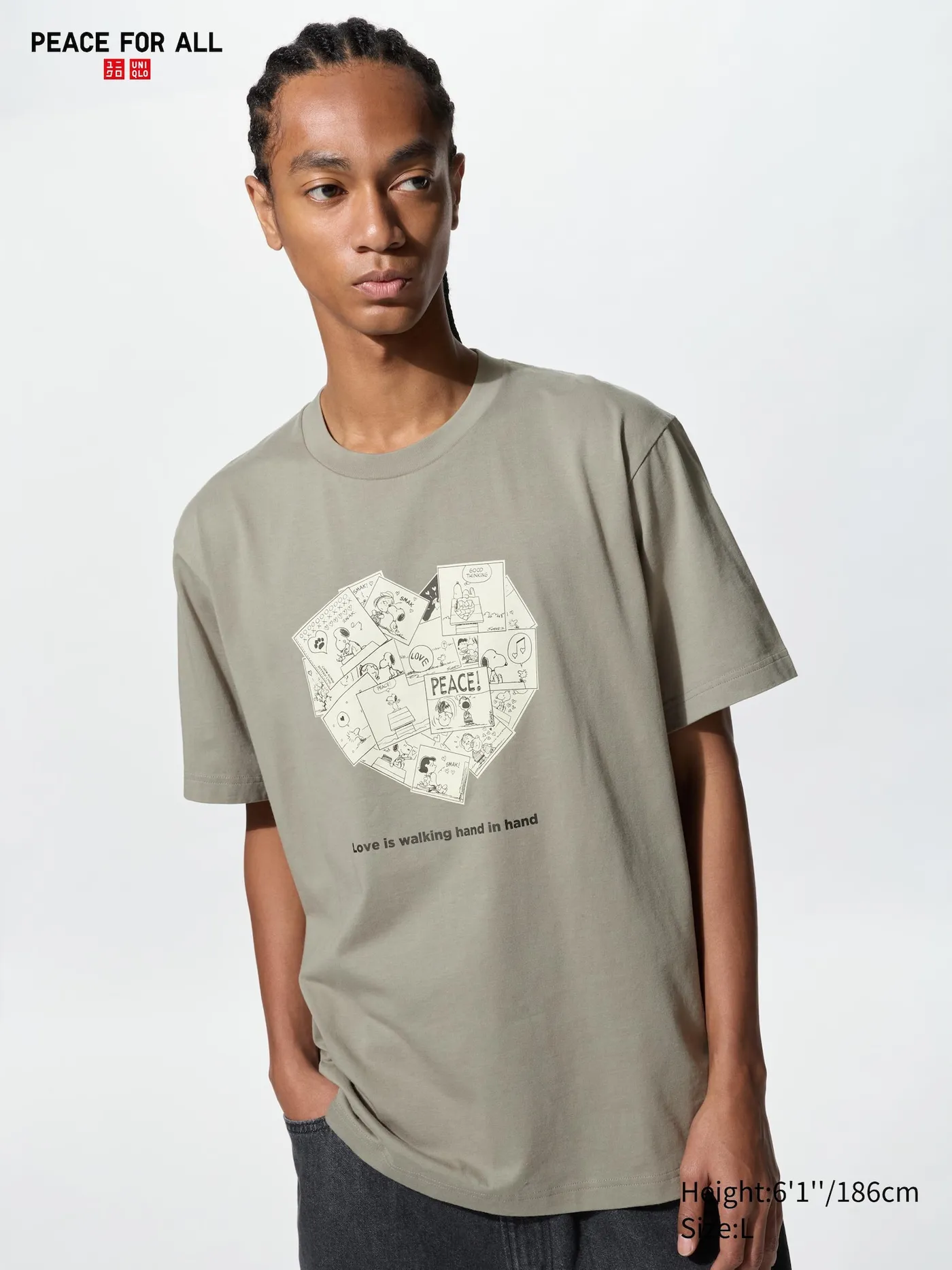 PEACE FOR ALL Graphic T-Shirt | PEANUTS