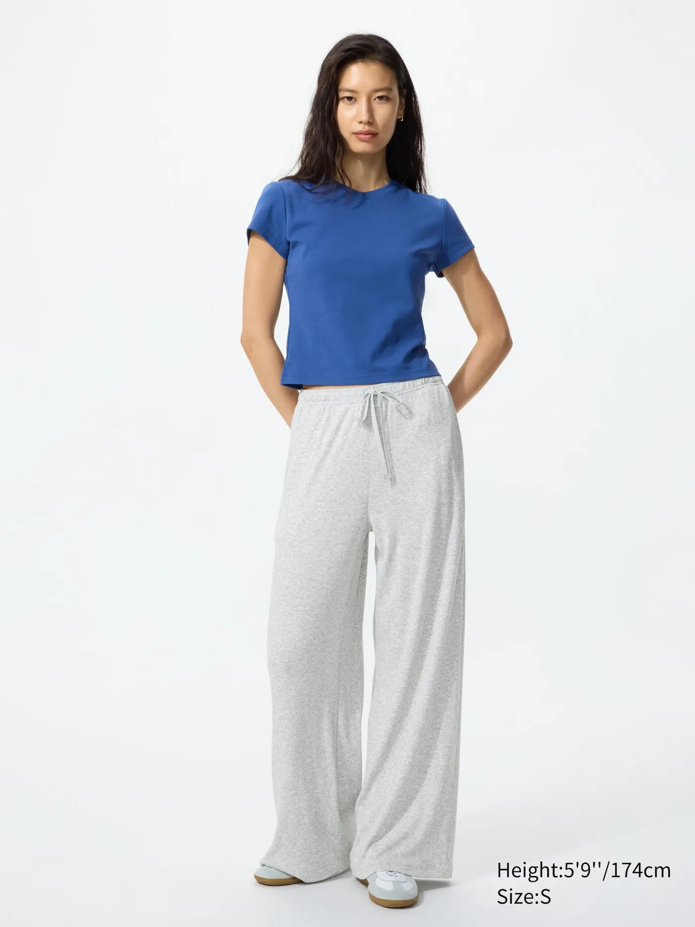 Ribbed Wide Easy Pants | Tall