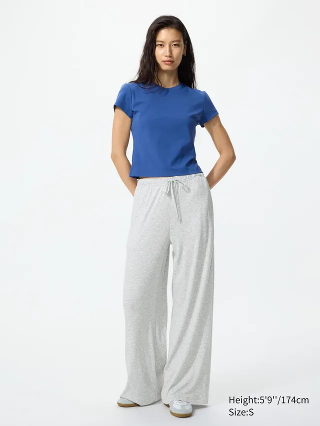 Ribbed Wide Easy Pants | Tall