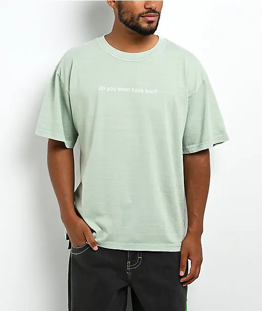 A.LAB Do You Even Hack Vintage Green T-Shirt