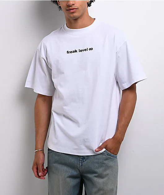 A.LAB Freak Level Infinity White T-Shirt