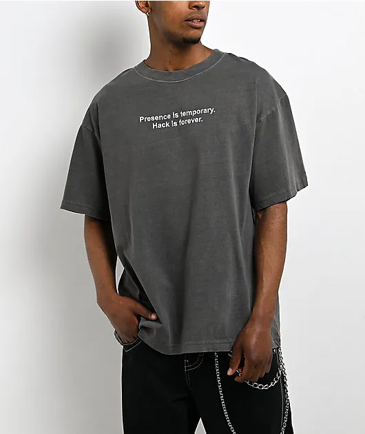 A.LAB Hack Is Forever Vintage Grey T-Shirt