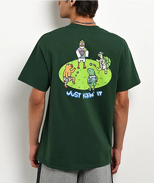 A.LAB Just Kicking It Green T-Shirt