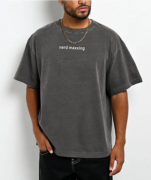 A.LAB Nerd Maxxing Vintage Grey T-Shirt