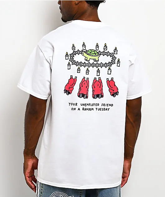 A.LAB On A Tuesday White T-Shirt