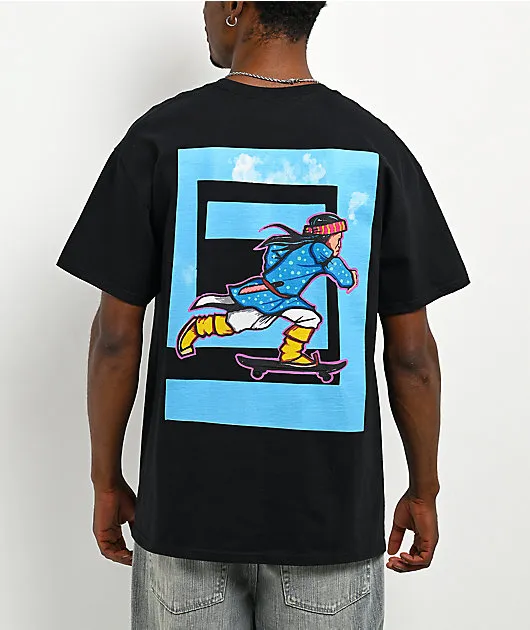 Apache Clouded Black T-Shirt