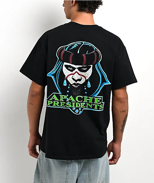 Apache Presidents Black T-Shirt
