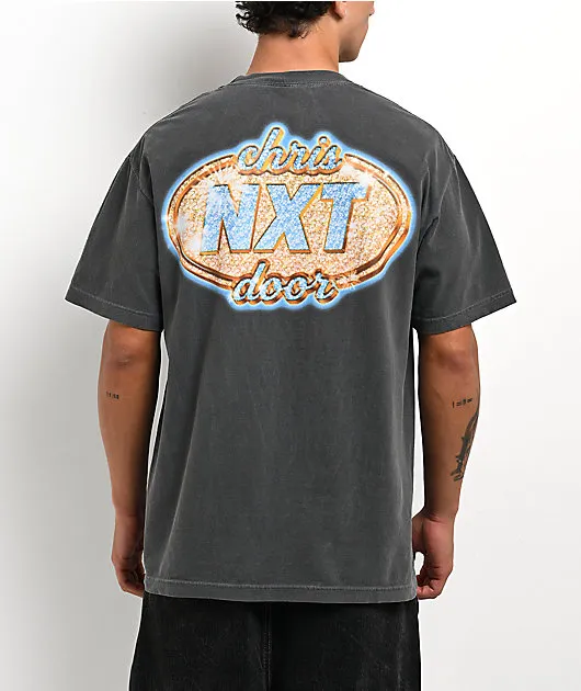 Chrisnxtdoor Shine On Grey Wash T-Shirt