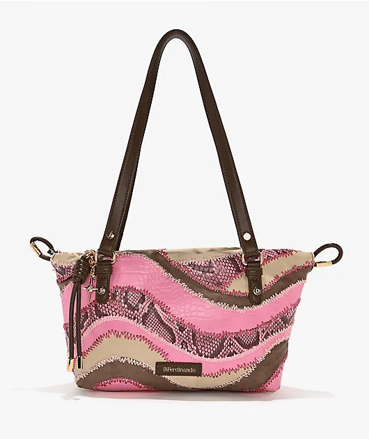 DiFerdinando Desert Stitch Pink Tote Bag
