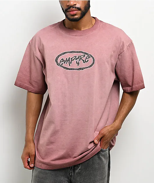 Empyre Skate Logo Brush Red T-Shirt