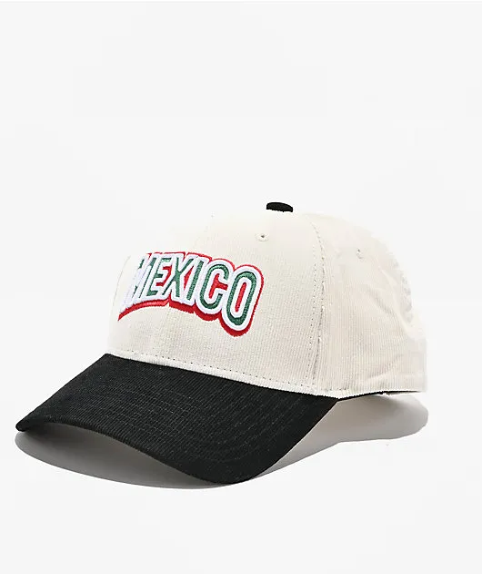 FIFA World Cup Mexico Beige & Black Strapback Hat