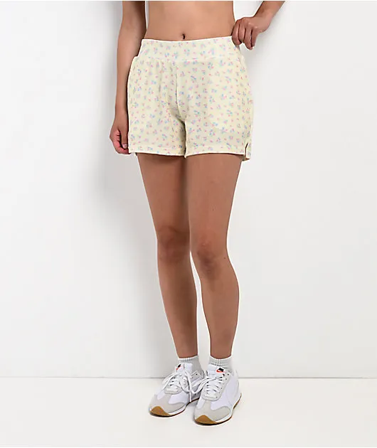 Happy Camp3r Cloud Sweetheart Yellow Lounge Shorts