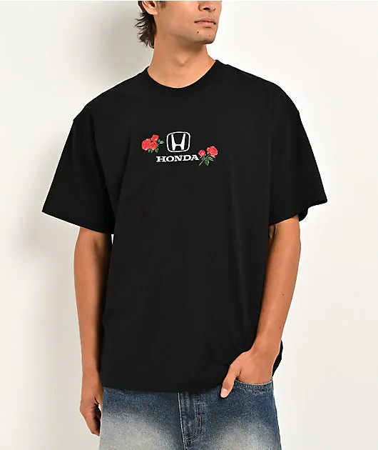 Honda Rose Bug Charcoal Black T-Shirt