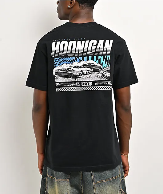 Hoonigan Slideways Black T-Shirt